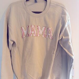 Baseball Mama Crewneck Sweatshirt